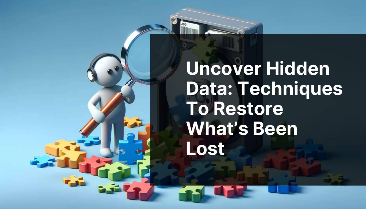 Uncover Hidden Data: Techniques to Restore What’s Been Lost