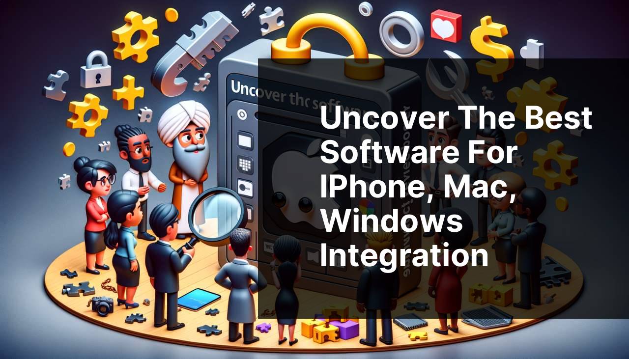 Uncover the Best Software for iPhone, Mac, Windows Integration