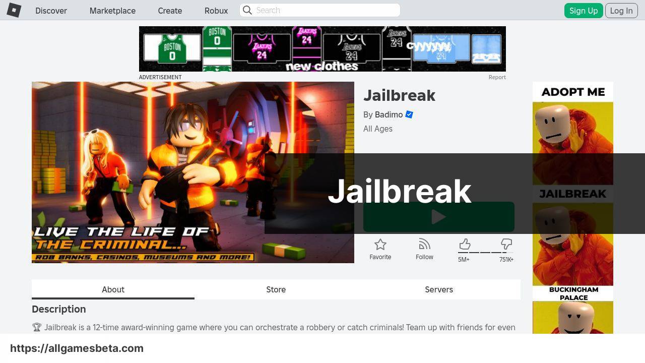 https://www.roblox.com/games/606849621/Jailbreak screenshot