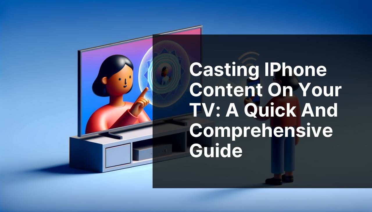 Casting iPhone Content on Your TV: A Quick and Comprehensive Guide