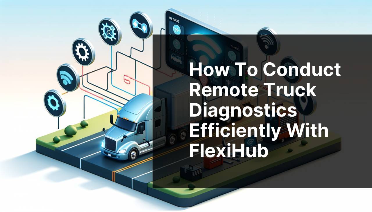 How to Conduct Remote Truck Diagnostics Efficiently with FlexiHub