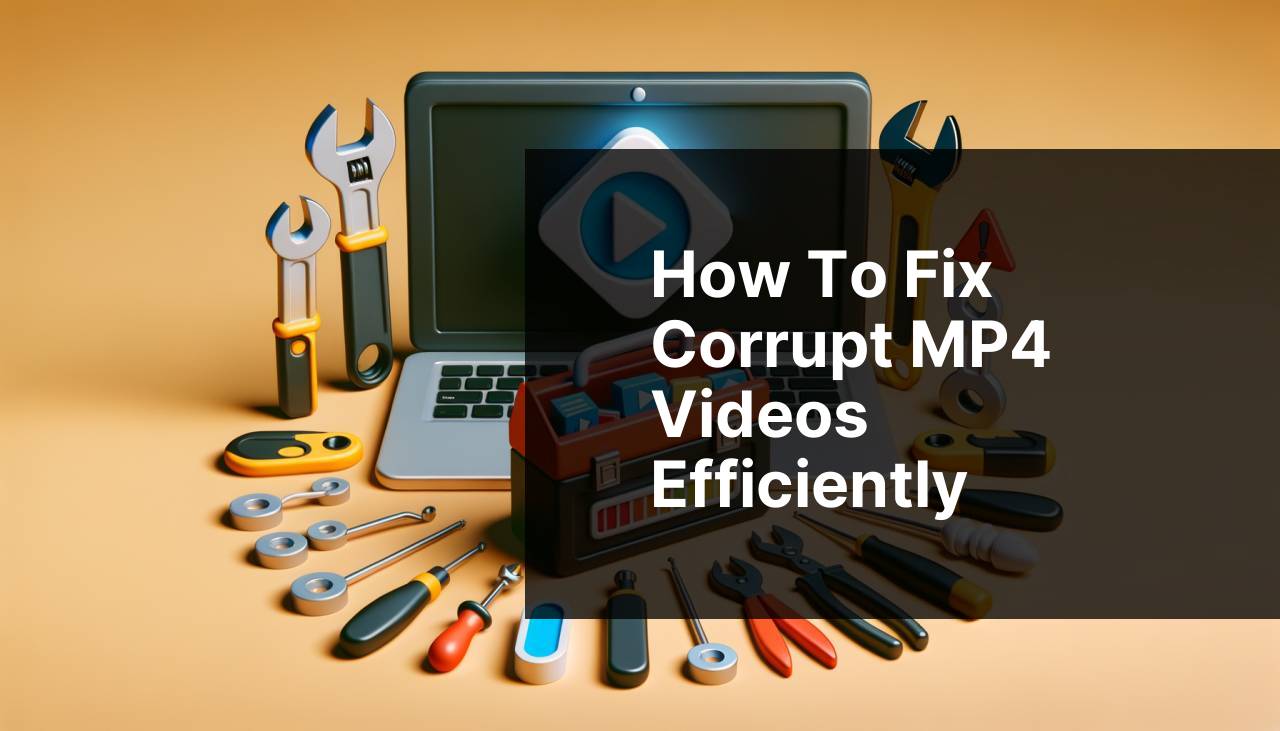 How to Fix Corrupt MP4 Videos Efficiently