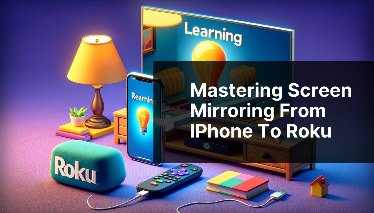 Mastering Screen Mirroring from iPhone to Roku