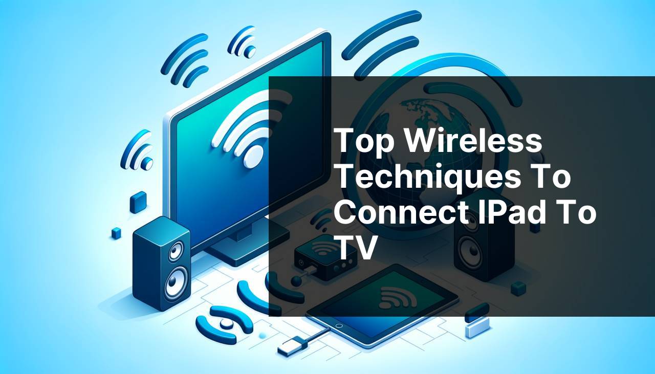 Top Wireless Techniques to Connect iPad to TV