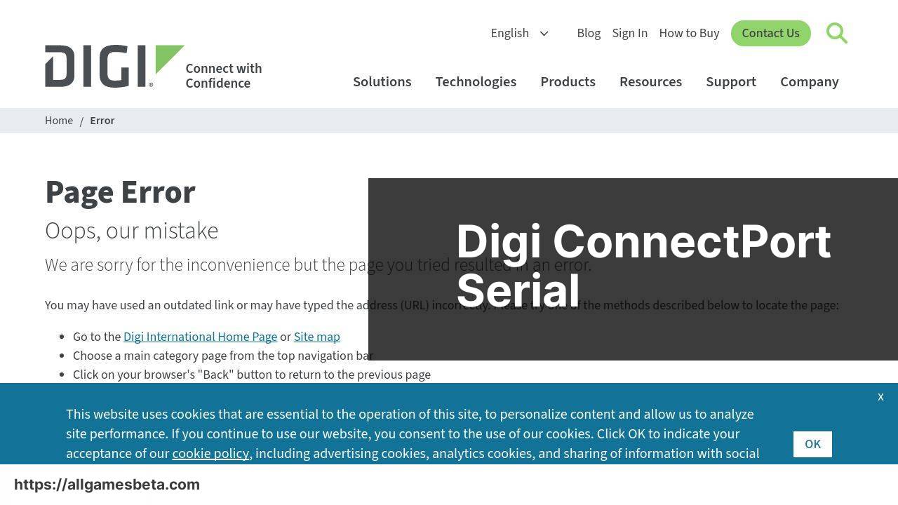 https://www.digi.com/products/networking/connect-port-serial screenshot