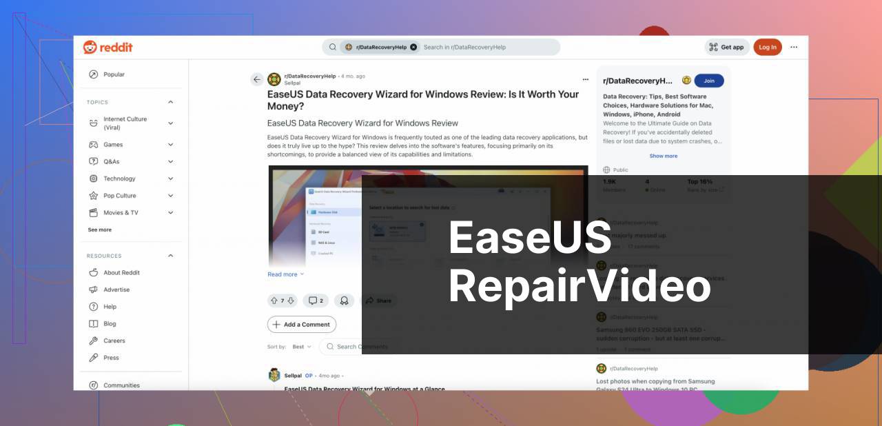 https://www.reddit.com/r/DataRecoveryHelp/comments/1d6irir/easeus_data_recovery_wizard_for_windows_review_is/ screenshot