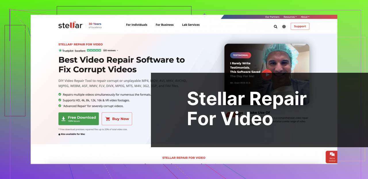 https://www.stellarinfo.com/video-repair.php screenshot